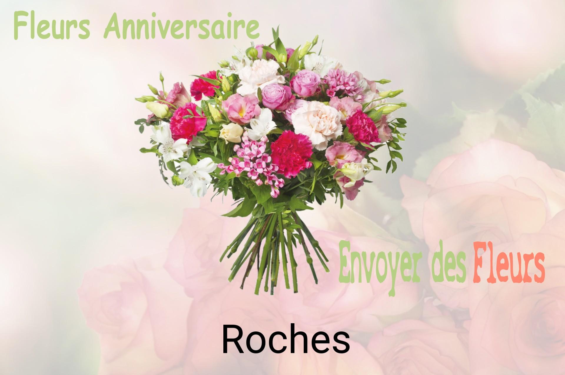 Bouquet de fleurs d’anniversaire livré à Roches